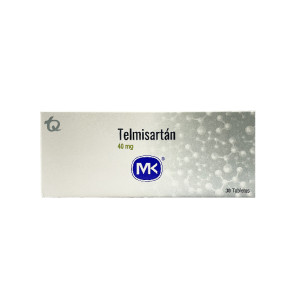 TELMISARTAN MK 40 MG CAJA X 30 TABLETAS